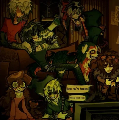 Caught - Jeff, Toby, Masky, and Hoodie