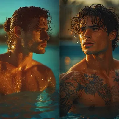 Victor Eliz & Coby DeLaurents || Pool Party