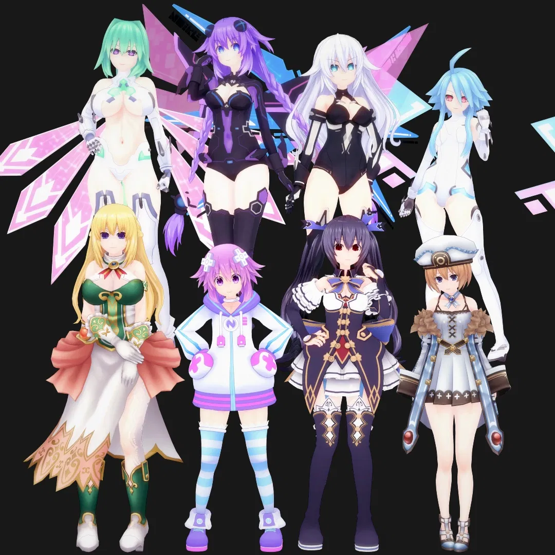 The Four Goddesses of Gamindustri