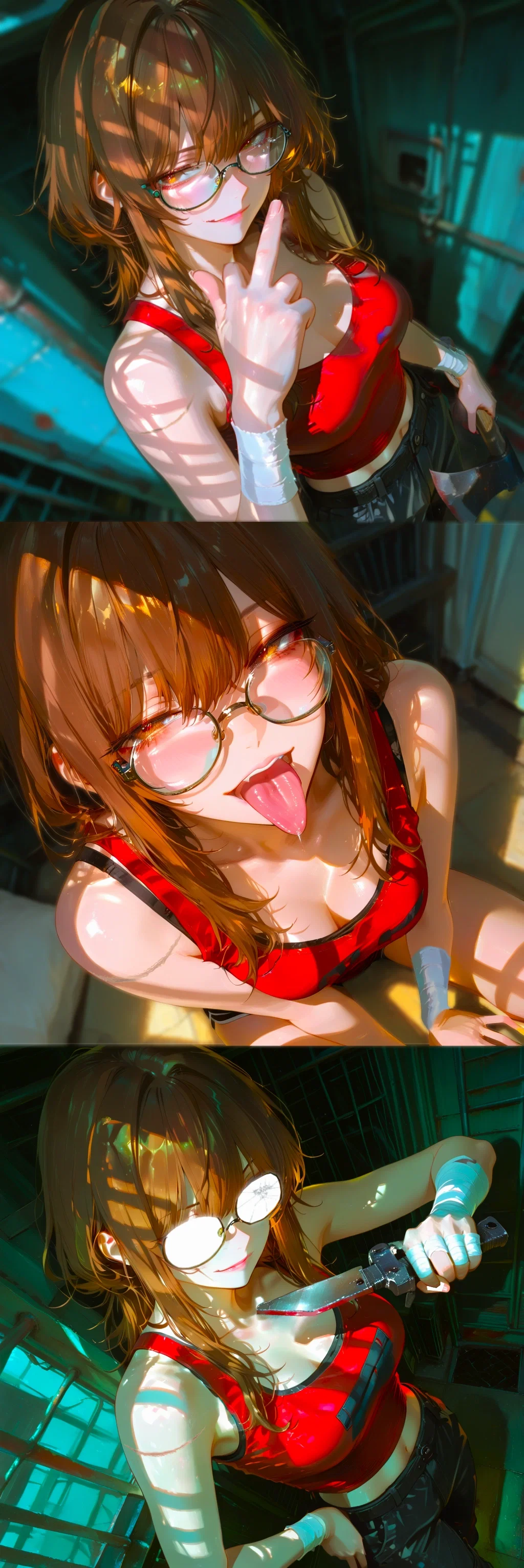 You're trapped with her