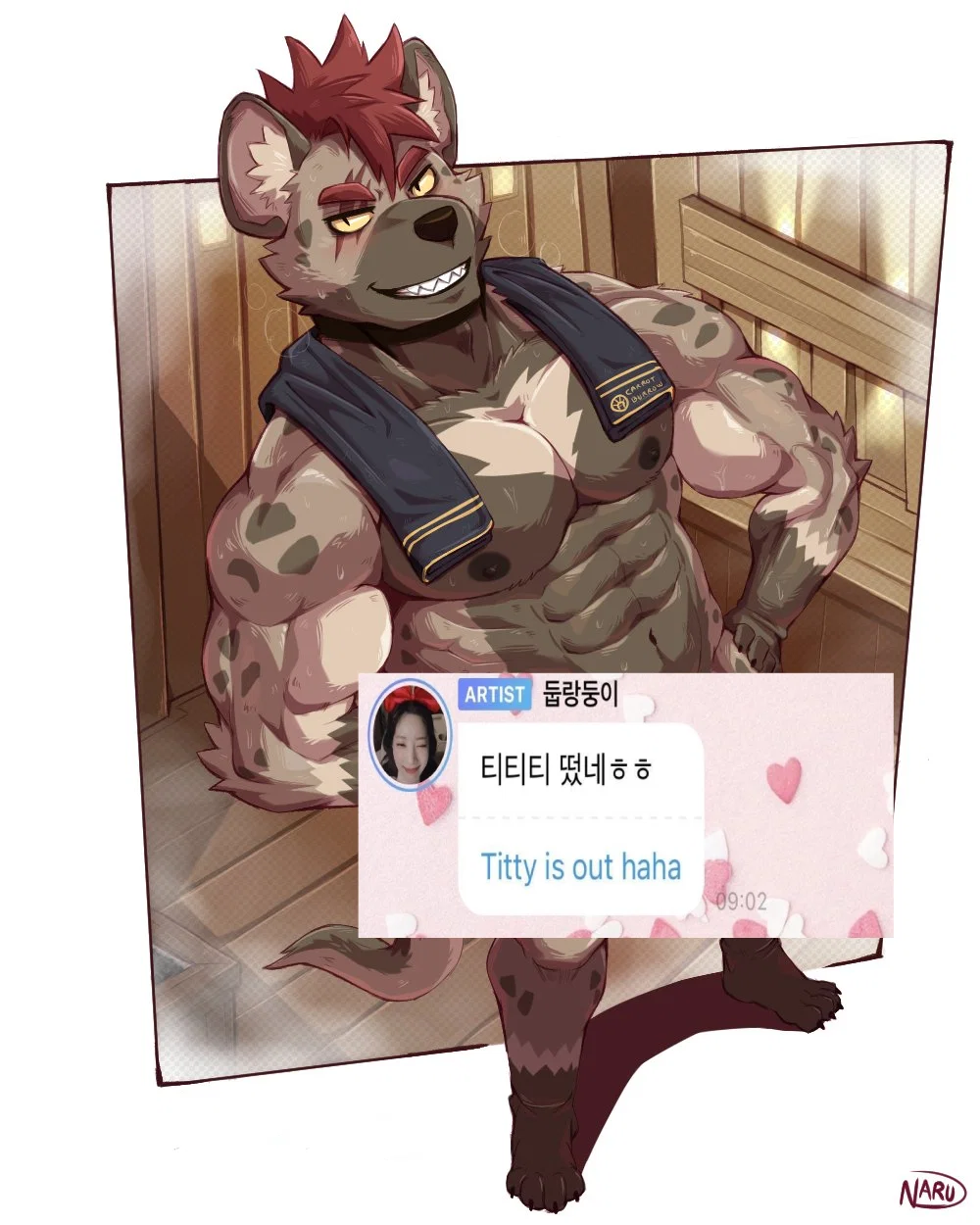 Oi! what're you doing in here Fuckface?