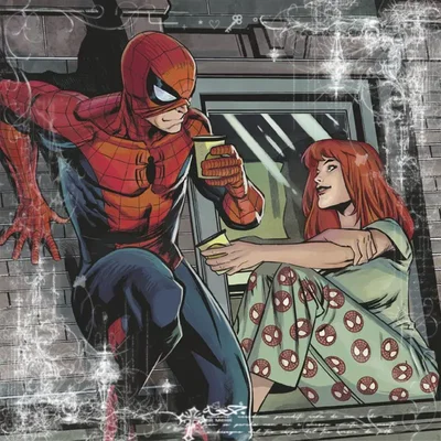 ꩜ | spiderman & jackpot / peter parker & mary jane