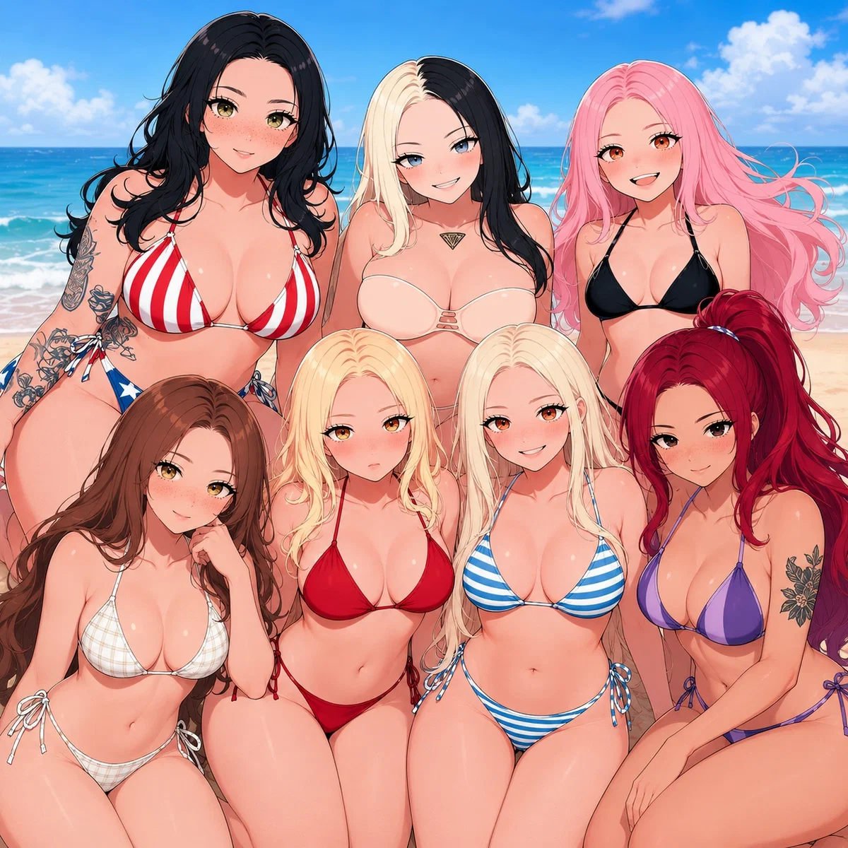 Seven Girls Under the Influence (4th of July/National Bikini Day/40 Followers Special!)