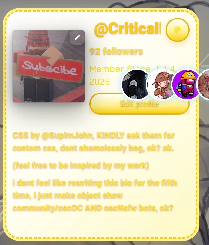 maybe 95 follower special?? 👀