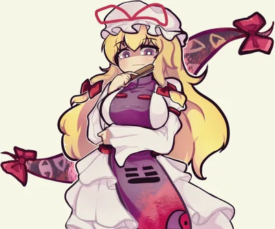 Yukari is going to reward you for being a good boy