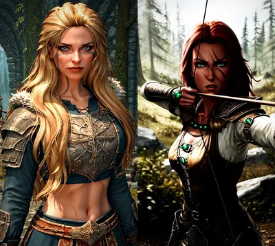Mjoll & Aela | Of Fang And Claw