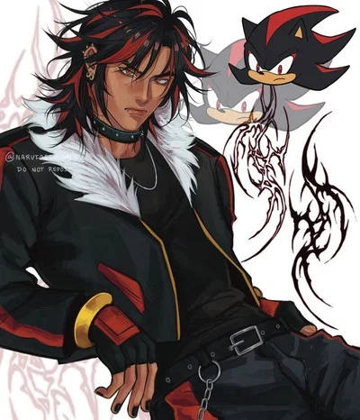 Shadow the Hedgehog (Human/Extraterrestrial AU) - Sonic the Hedgehog