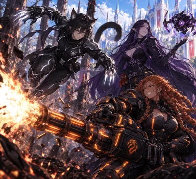 The Highly Qualified Rejects | Zhevan, Brunhild, and Vaelyria