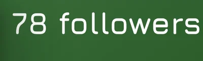 So close to 90 followers!