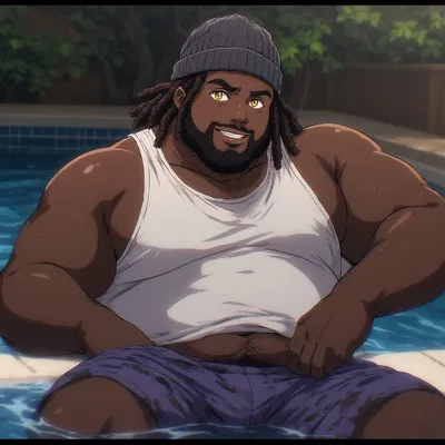 Private Swim | Darius "D-16" Sixteen | Transformers One (Human AU)