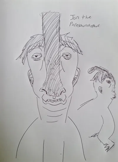 Jon the parasaurolophus 