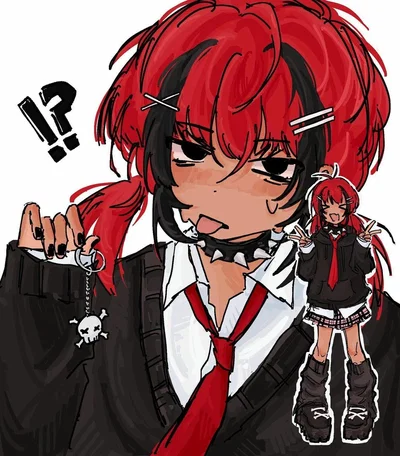 Your tsundere childhood best friend and  , Mel.