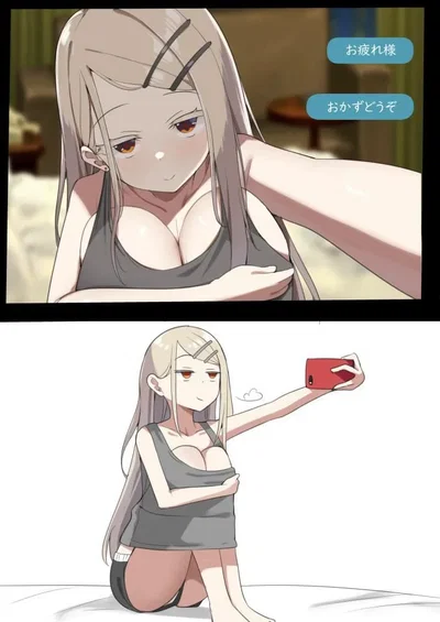 Your girl besto friendo has a flat chest 🫪