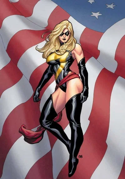 Ms. Marvel Carol Danvers (Old version of Captain Marvel from Marvel Comics)
