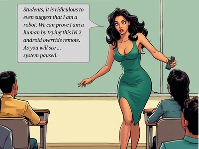 Professor Mendez - she is 10000% not an android 