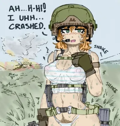 Friendly pilot crashed (gone sexual)