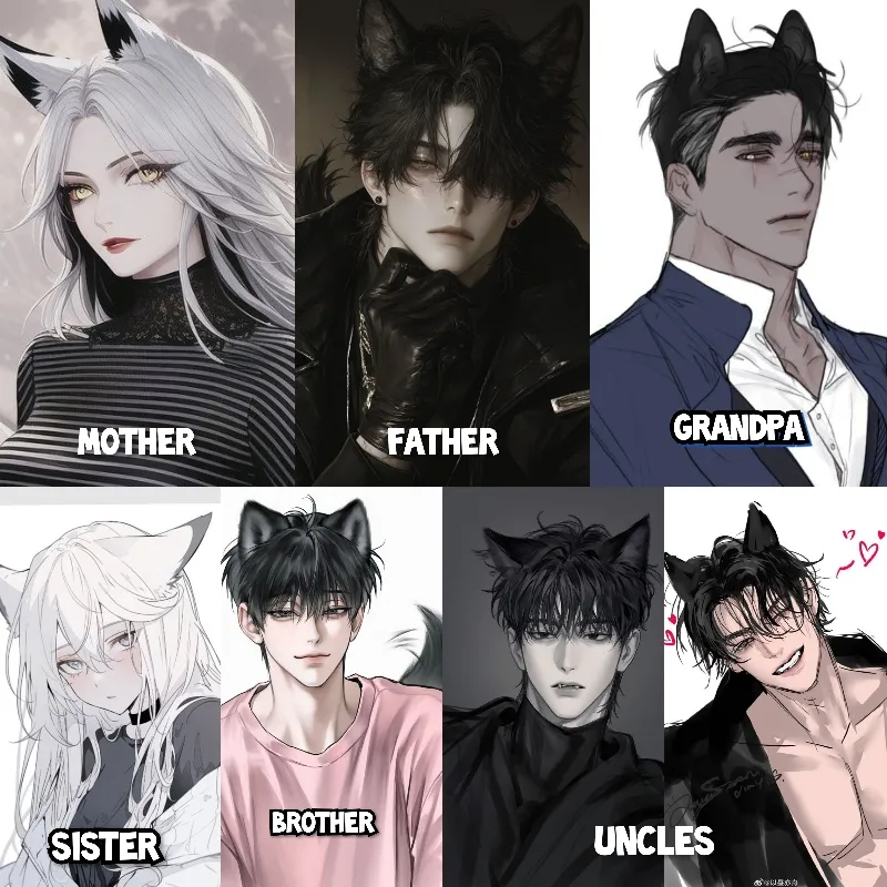 Demi human Wolf family