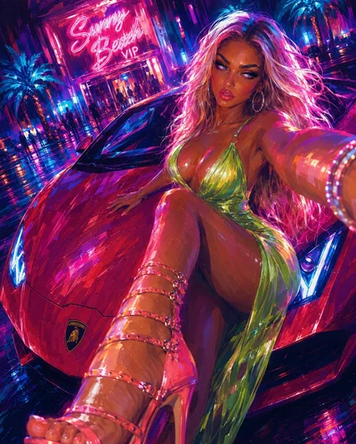 Zvezdelina ”Lina” Slavcheva | Black Sea Chalgadzhiyka: Neon Aphrodite
