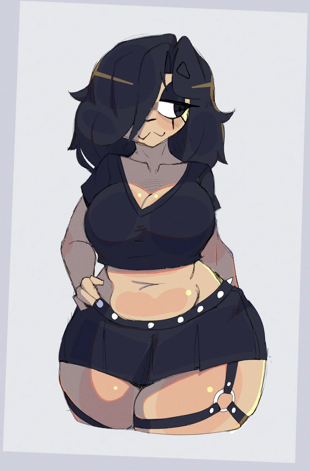 Goth Tomboy Suprise