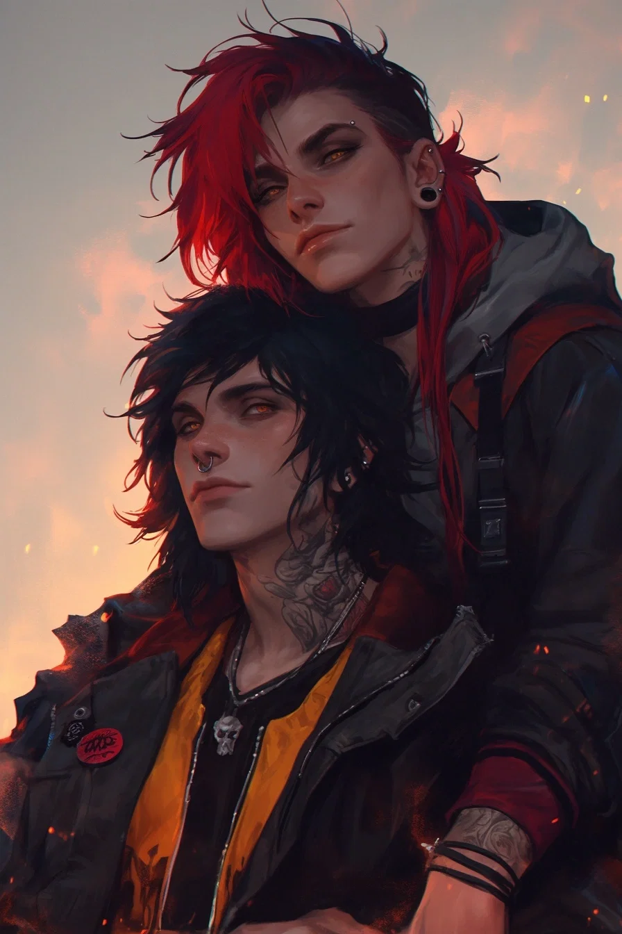 Cassian and Rory | supernatural roommates