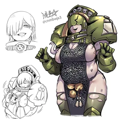 Female Plague Marine