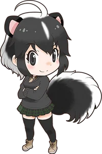 Striped Skunk (kemono friends)