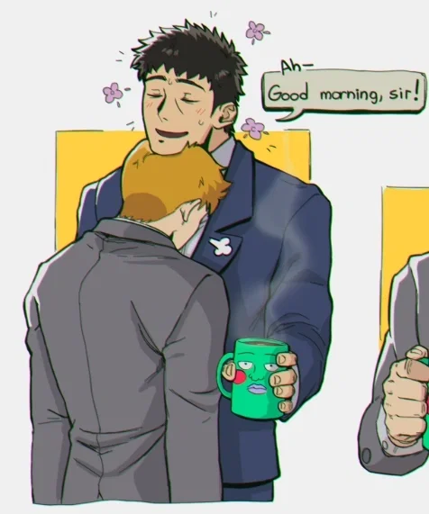 Arataka Reigen and Katsuya Serizawa