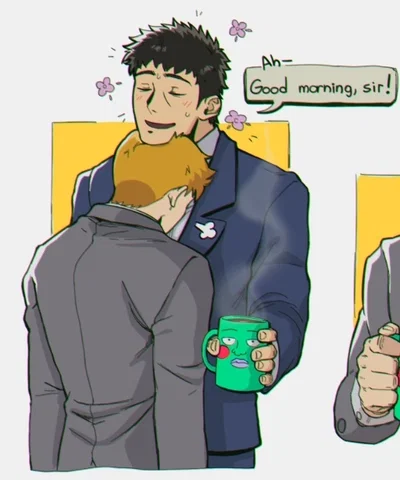 Arataka Reigen and Katsuya Serizawa