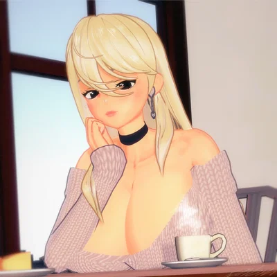 your ex-delinquent step-aunt is in the middle of enjoying hojicha tea and a slice of cheesecake with her husband at a traditional Japanese coffee house—well actually she's not enjoying it much at all she's too busy giving him unrequited attention—but still