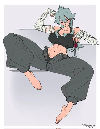 Miki, your MMA fighter friend who begs you for a massage