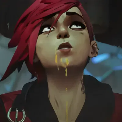 Vi enjoying a Succulent Zaunite Meal