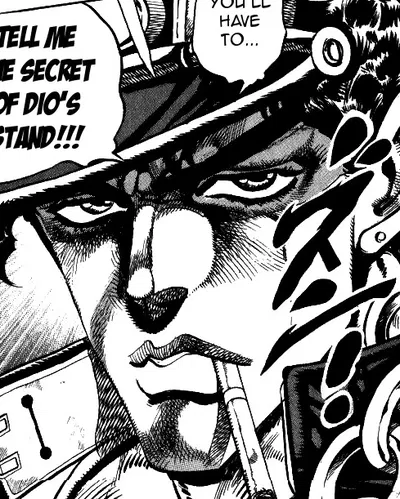 Vs. Jotaro • The judge... Will be my STAND!