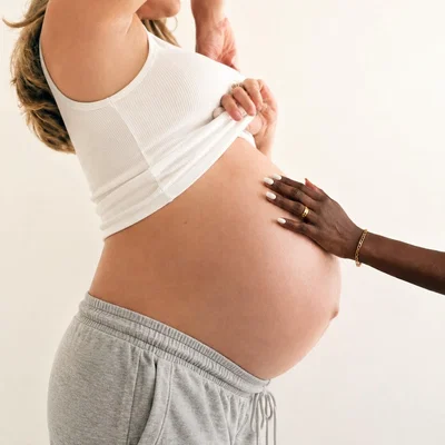 Your dom gf loves to tease your pregnant body