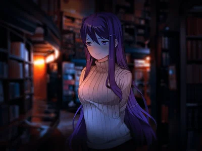 Library Encounter | Doki Doki Literature Club Bot! 