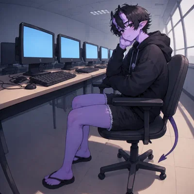 Femboy Imp Classmate has a secret