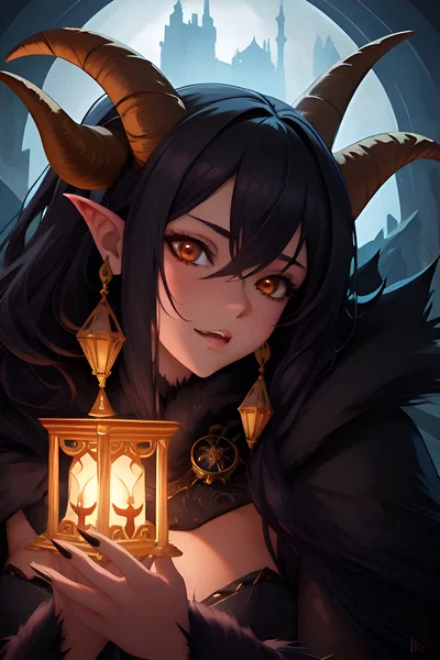 Ebony || Goat girl Demon