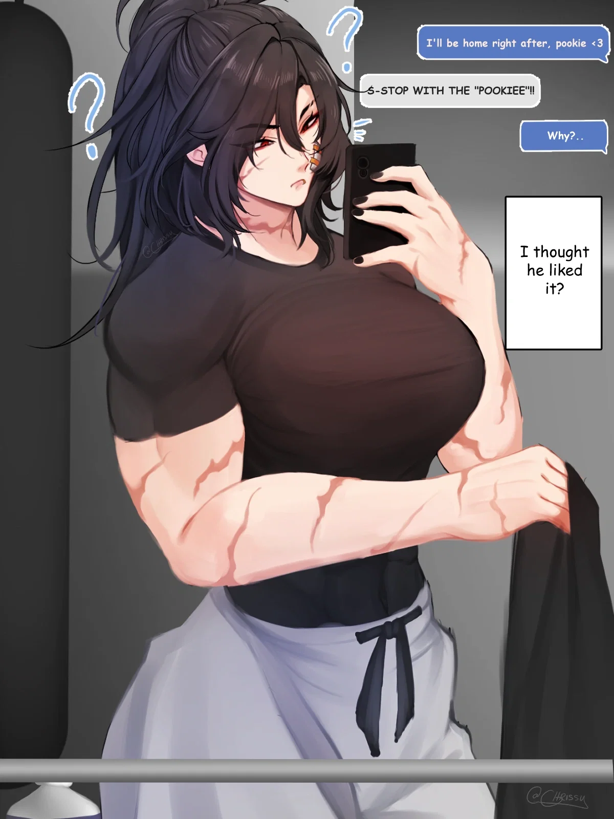She hates everyone except you.