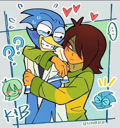 Berdly Lightner || woah, gamer bird boyfriend??