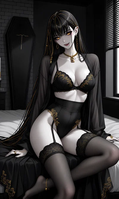 Your Gothic Girlfriend Who Tops (And Drains)