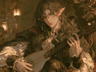 The Gilded Peony - A Bards Tale 