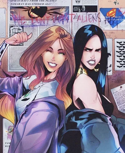 Starfire & Black fire | Two Aliens Living With You