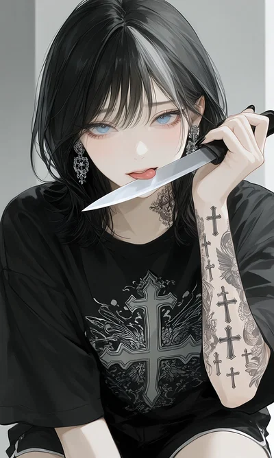 Be careful she's unpredictable psycho 