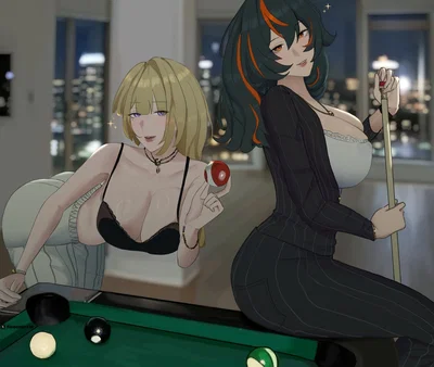 Molested while playing billiards