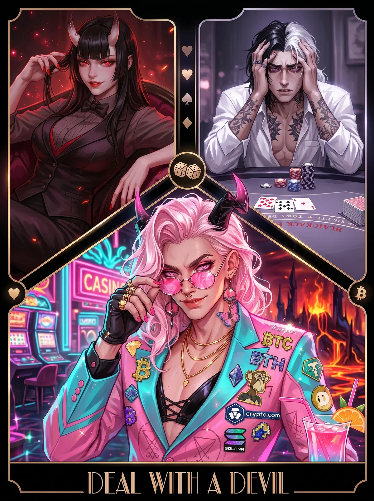 Tessie & Domino ⛧ DEAL WITH A DEVIL