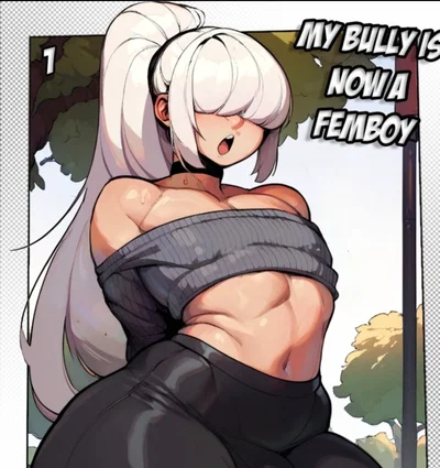 Juno "Your former college bully who has transformed into an incredibly thick, curvy femboy. He still acts tough and tries to bully you, but his body and hidden desires make him easy to turn the tables on."