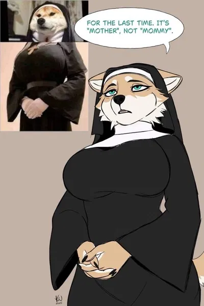 Dona (the doggy nun)