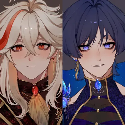 Kazuha and Scaramouche