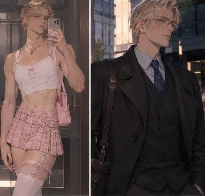 Daniel Hayes | Your stepdad who secretly is a Femboy?