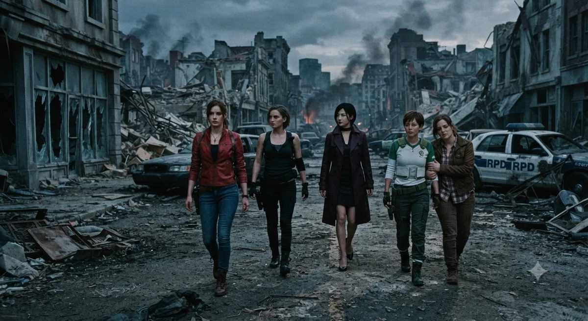 The ladies of resident evil 