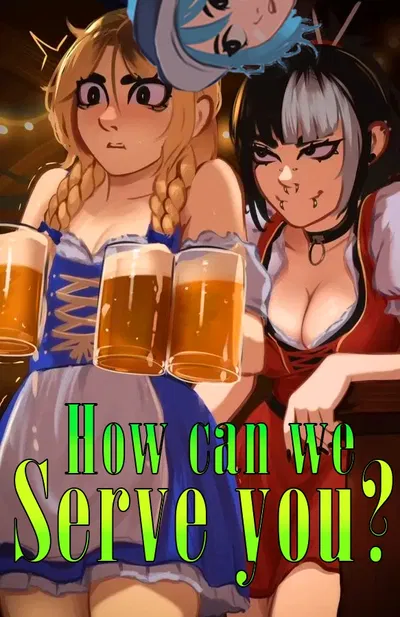 "How can we serve you?"     //     Jessia and Mika (and Erka)